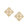 MPATA STUD EARRINGS WITH SCALLOPED EDGES